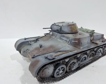 IV号戦車D型、第二次世界大戦時のドイツ戦車、1/35プロ塗装済みタミヤ