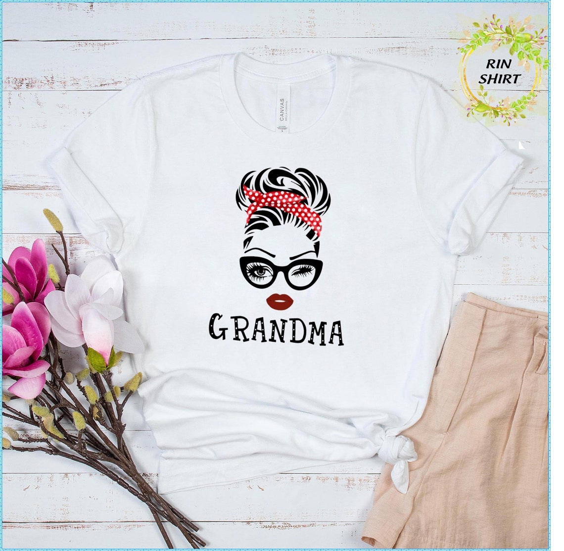 Hot Grandma Shirt Grandma T Grandma T Shirt T For Etsy 