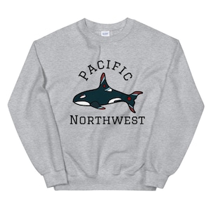 Pacific Northwest Orca Crewneck Sweatshirt