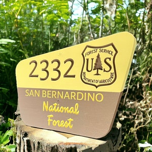 Letrero de dirección del Servicio Forestal, Bosque Nacional, Parque Nacional, Letrero de dirección