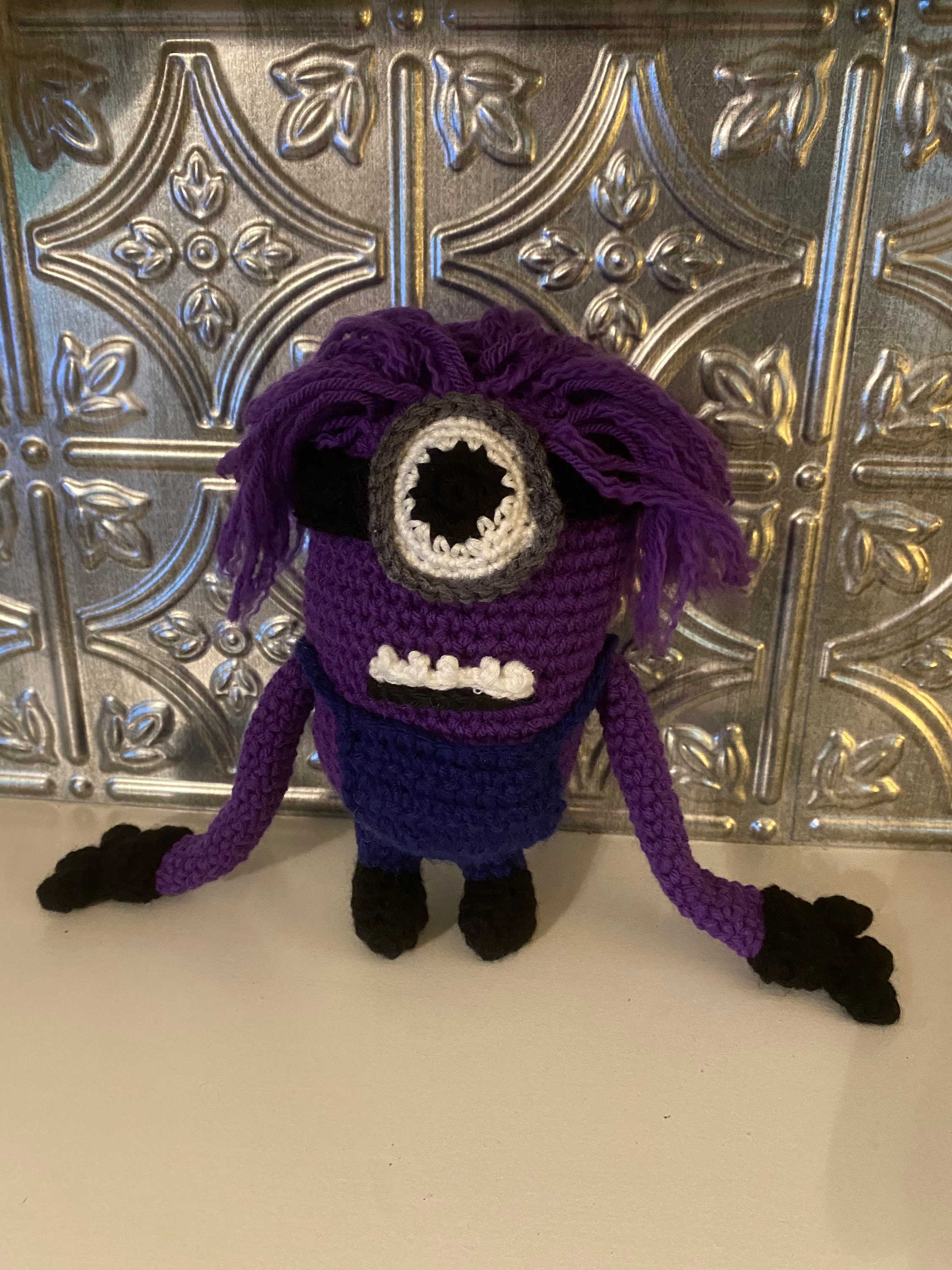 Boekwinkel Malawi Schaken Mooie handgemaakte haak paarse evil minion pluche gevulde pop - Etsy België Boekwinkel Malawi Schaken Mooie handgemaakte haak paarse evil minion pluche gevulde pop - Etsy België