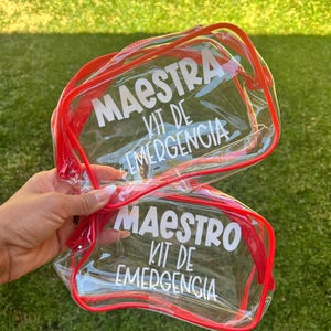 Maestra o Maestro | Kit de Emergencia | Regalos Para Escuela | Regalo Para Maestra  | Essentiales Para Maestra | Bolsa Para Maestra | School