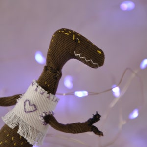 Lizard Plush Poseable Art Doll, Triton Miniature, Gecko Stuffed Animal, Tiny Figurines image 3