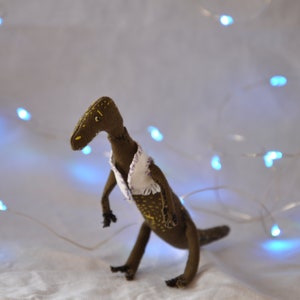 Lizard Plush Poseable Art Doll, Triton Miniature, Gecko Stuffed Animal, Tiny Figurines image 2