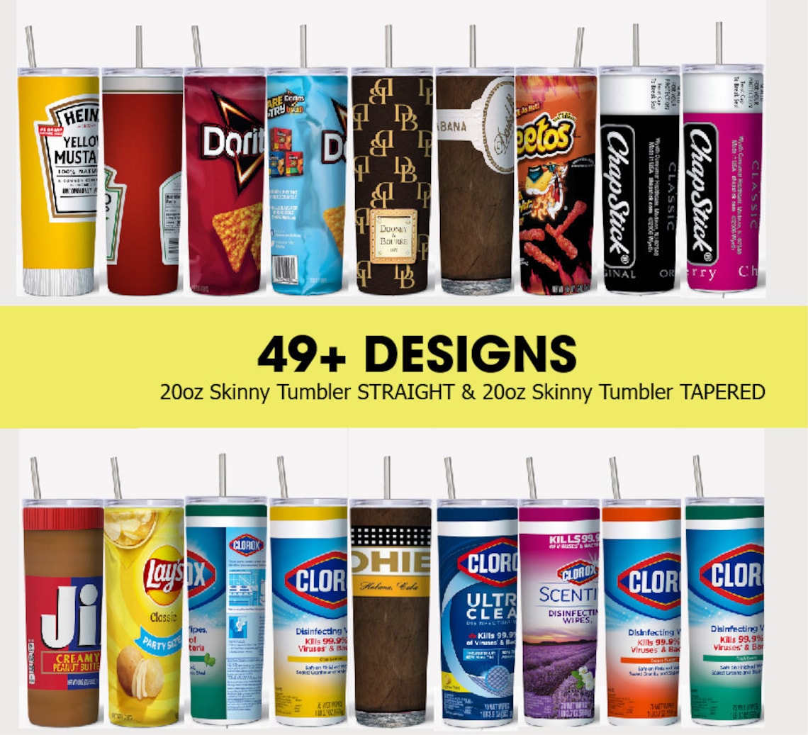 49 Brands Tumbler Bundle Design 20oz Straight Tumbler Design Etsy