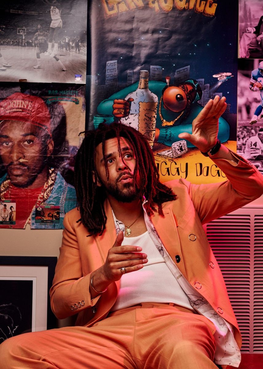 J cole Art Prints Wall Decor Living Room Wall Ready To Hang Etsy