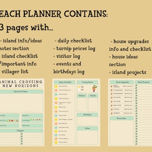 Animal Crossing New Horizons Complete Planner With Checklist PDF ...