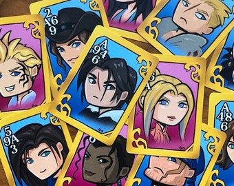 Final Fantasy VIII Triple Triad-esque Card Set of 11