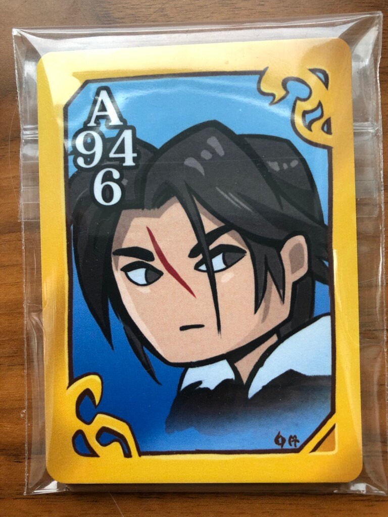FINAL FANTASY VIII　カード三枚セット　額縁付き Final Fantasy VIII Triple Triad-esque Card Set of 11