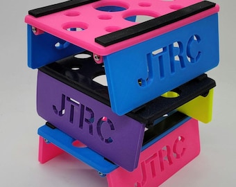 Collapsible pit stand for 1/10 RC Cars