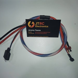 2s RC Lipo 24” Charger Lead 4mm to Deans Hi-Amp, Venom, Protek, Icharger