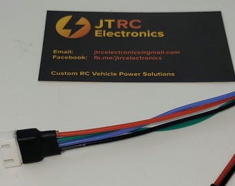 JTRC Charge Lead XT60,4mm SCX24 3s JST 12inch