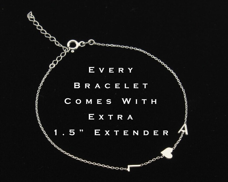 Personalized English Font Bracelet Customized Name Bracelet Custom Letter Bracelet Custom Initial Bracelet Christmas Gift -Xmas Gift