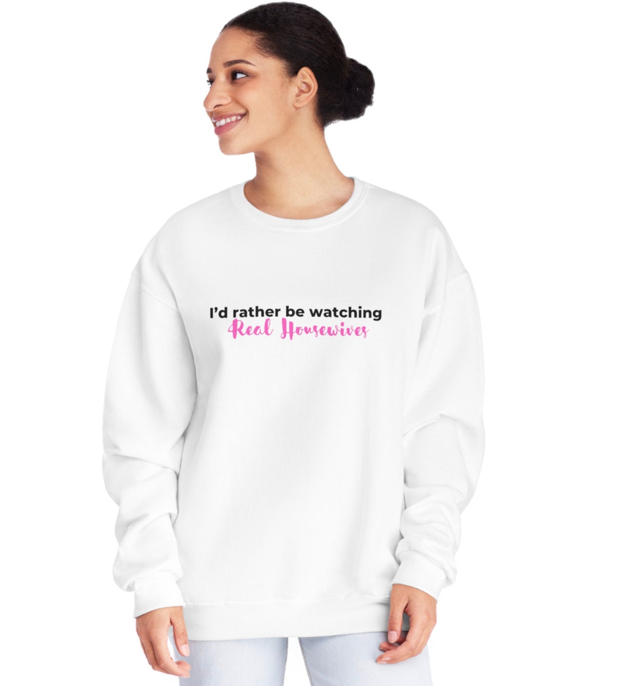 Customize Sweater Make It Yours 'i'd Rather Be - Etsy