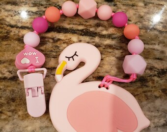 flamingo baby toy