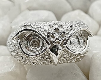 Vintage Silver OWL RING 925×ONYX Amazon.com: ZDIFDIC 925 Silver Owl Ring Demon Eye Vintage