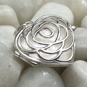 20mm Heart Shape Pendant, 925 Sterling Silver Pendant. Good for resin and ashes work. Easy to open and use. Make Resin ball and keep inside.