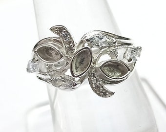 Ensemble de bagues en argent Sterling 925, 6x8MM, Halo, poire, cadre, tige, chapelle, solide, Marquise, empilables, 1294365  36