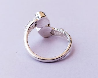 3mm to 10mm Double Heart Bezel Ring With CZ Setted Bnad,good