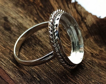 【AREA】装飾付きクロップトップ 4x6 to 21x14mm Oval 2mm Deep Twisted Wire Bezel Pendant,for