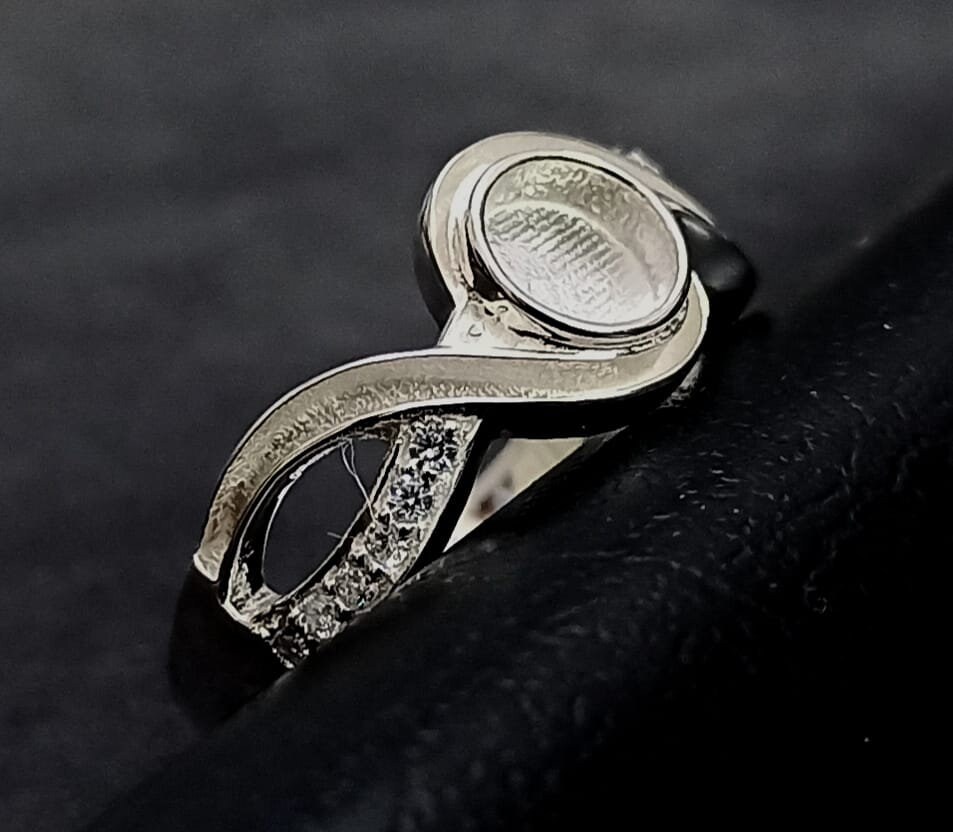 Anello Uomo A Sigillo Tondo Con Om In Argento 925 - 073ST - Foto 3