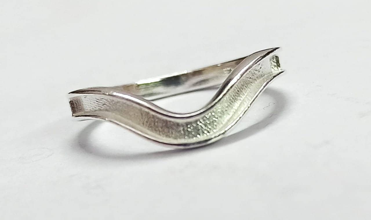 R001826 Anello In Argento Sterling 925 Massiccio Con Marchio Di Garanzia Amanti - Italia - Foto 8