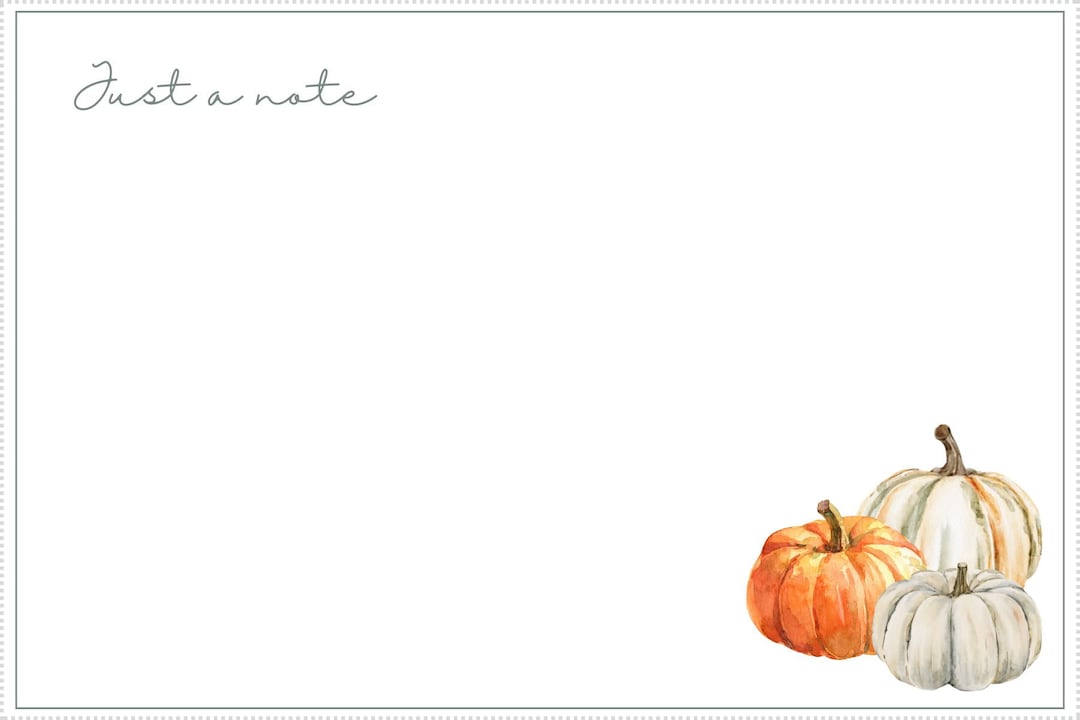 4X6 PRINTABLE NOTECARD, Watercolor Greeting Card, Blank Notecard ...