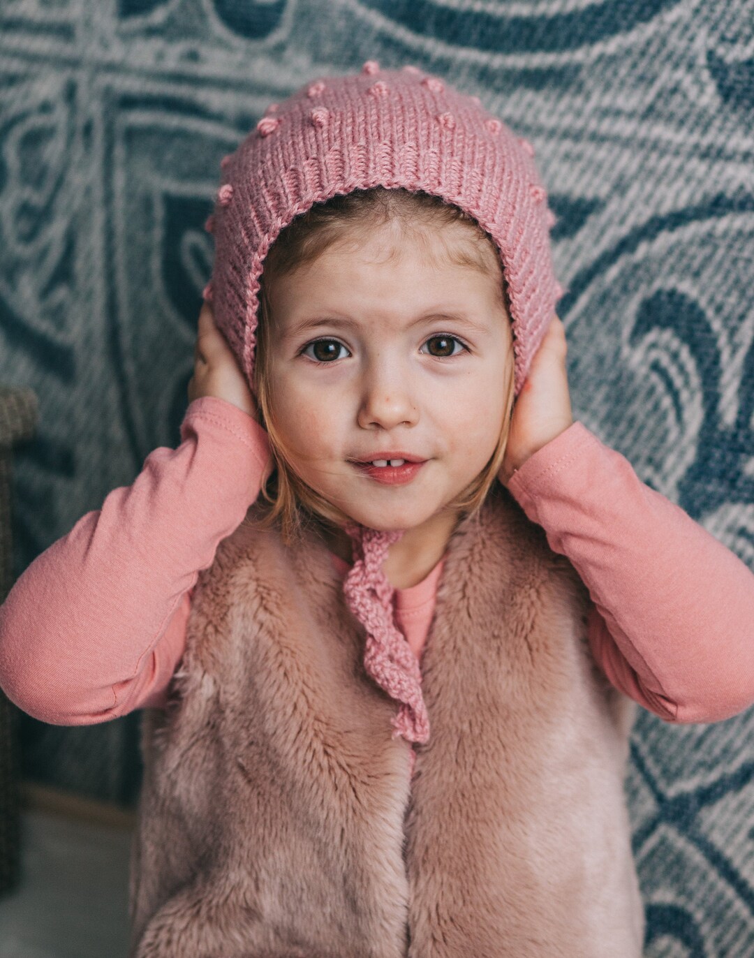 Baby Knit Hat Wool Baby Hat Pom Pom Hat Newborn Hat Baby Hat, Soft Knit Baby Hat Popcorn