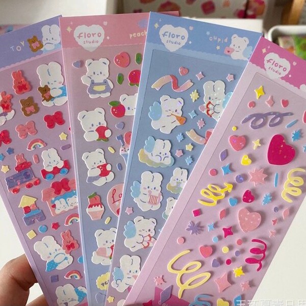 Korean Deco Stickers Etsy