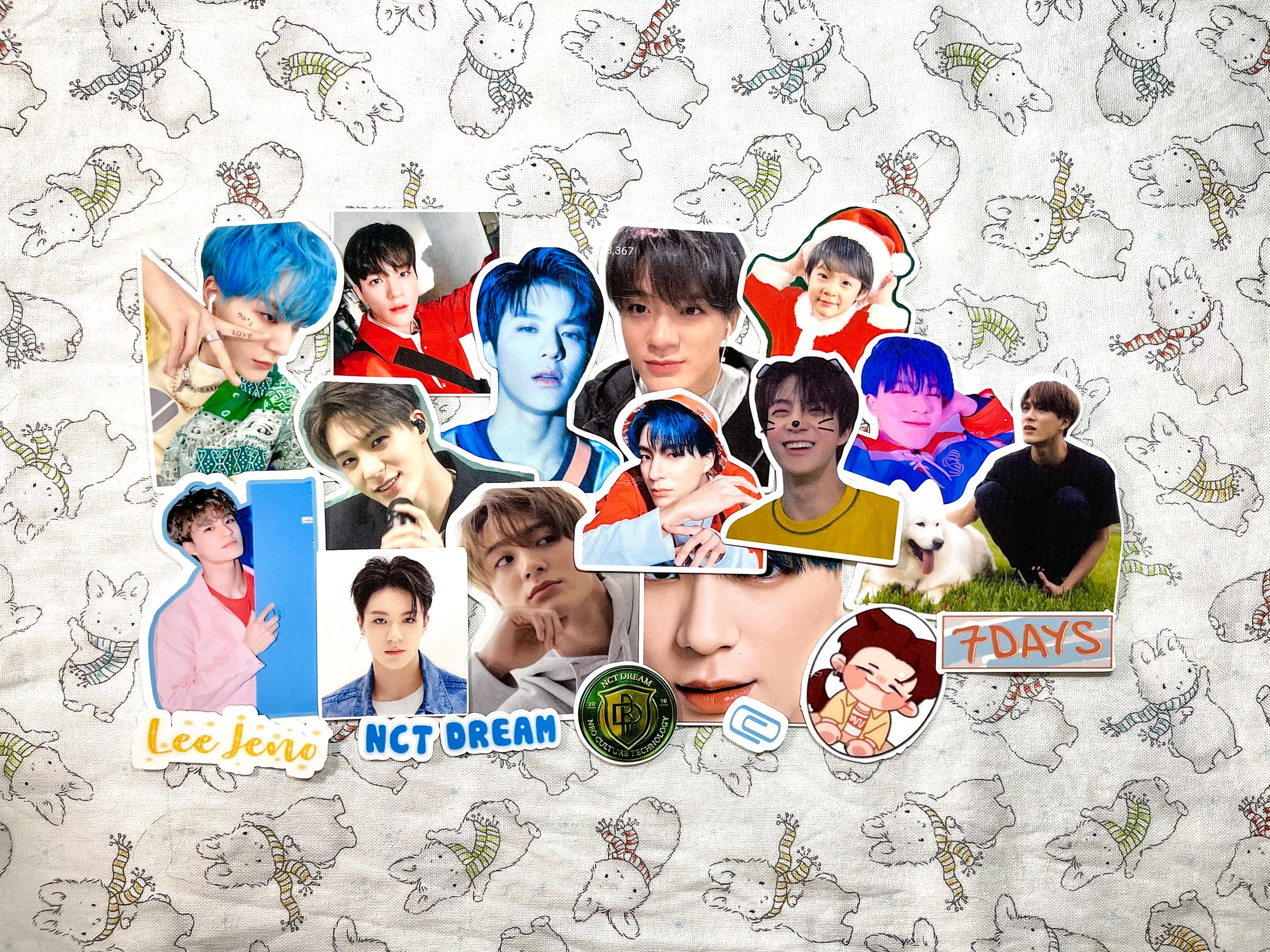 NCT Jeno Lee Stickers Photo cards Set / NCT DREAM / | Etsy