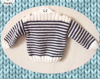 Tricots Bebes De 3 Mois A 2 Ans Faits Main En By Maoliapanda