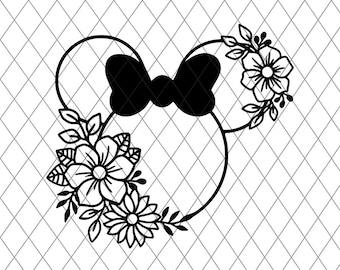Free Free 51 Minnie Floral Svg SVG PNG EPS DXF File