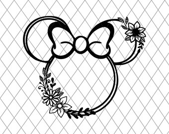 Free Free 278 Minnie Mouse Floral Svg Free SVG PNG EPS DXF File