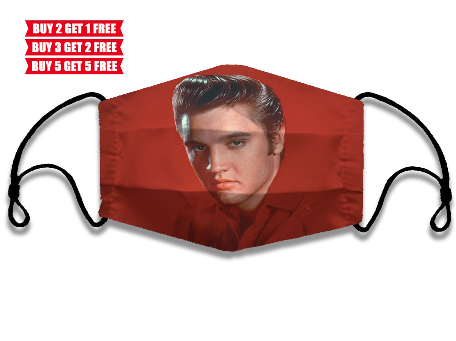 Elvis Presley Face Mask Adult Kids Face Masks With Filter Etsy