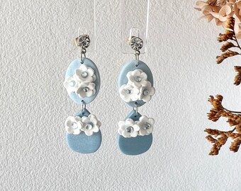Cinderella // Disney Princess Collection // Polymer Clay Earrings // Handmade