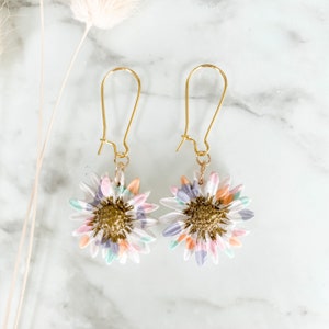 Wild Flower // Tropical Collection // Polymer Clay Earrings // Handmade
