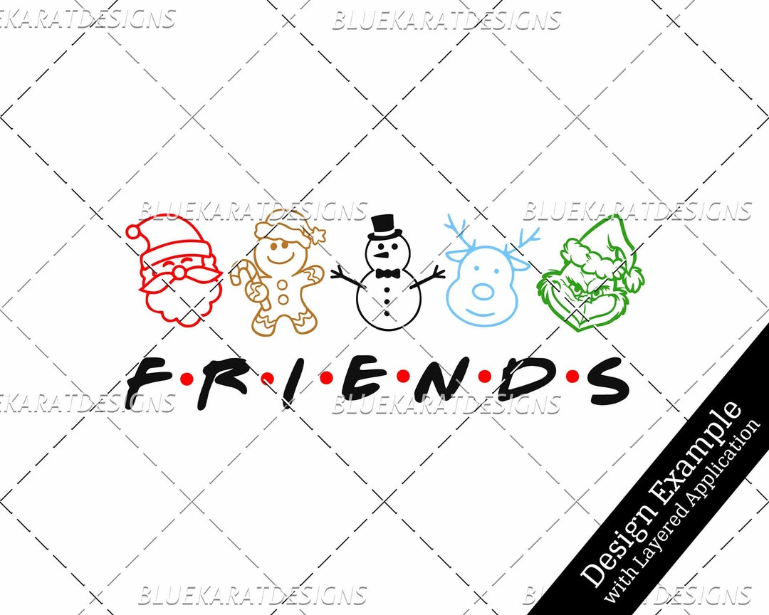 Holiday Friends SVG PNG PDF, Cozy Season Svg, Merry Christmas Svg