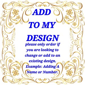 ADD ADDITIONAL TEXT, Add Words To The Back Of A Shirt, Add-On, Add Personalization To A Shirt Or Face Mask, Add Custom Text, Add Date