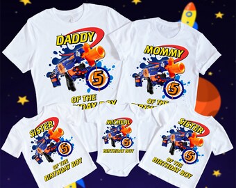 Download Nerf Birthday Shirt Etsy
