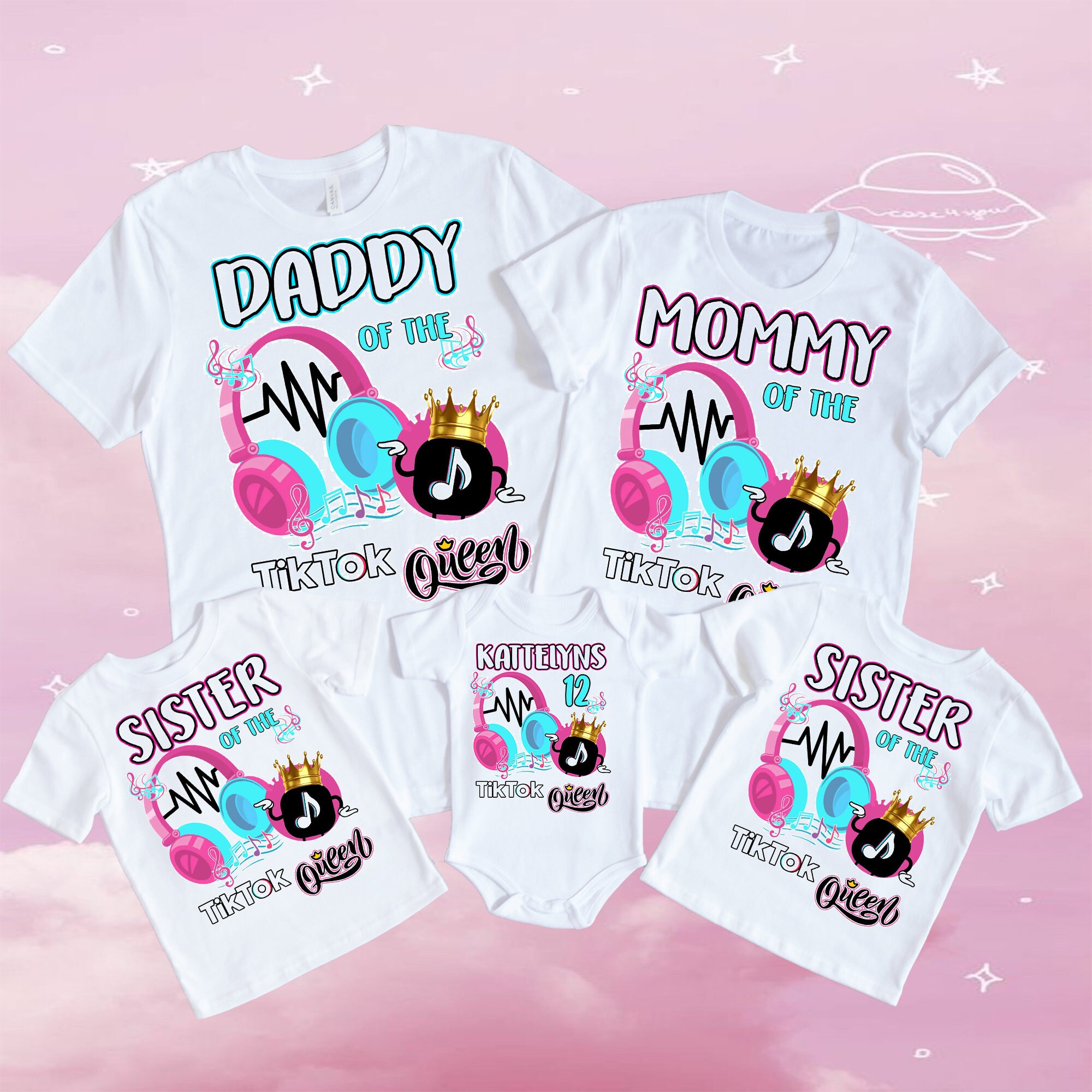 Tik Tok Birthday Shirt Personalized Tik tok Birthday | Etsy