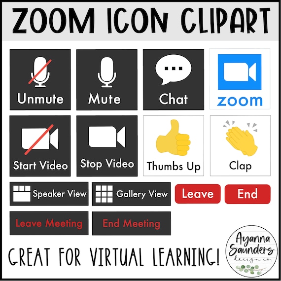 Zoom Icon Clipart Etsy