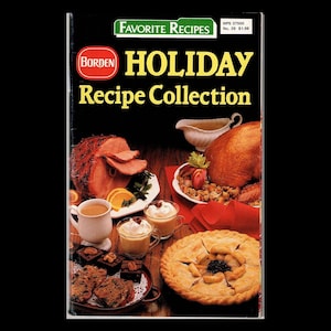 1987 Borden&#39;s Holiday Recipe Collection Cookbook Booklet/Pamphlet