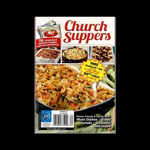 Church Suppers Recipes Cookbook Booklet/Pamphlet