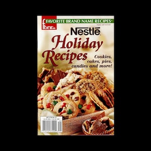 Nestle Holiday Recipes Cookbook Booklet/Pamphlet, Christmas Recipes