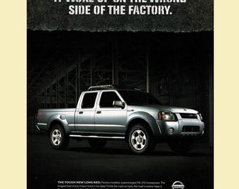 2002 Nissan Frontier 4x4 Pick Up Truck Magazine Ad • Original 10x12 Print Advertisement