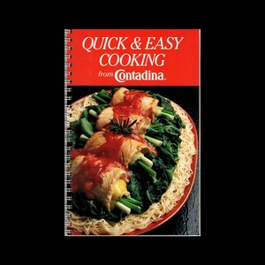 1986 Quick & Easy Cooking from Contadina Cookbook