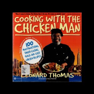 1998 Cooking With The Chicken Man Cookbook By Leonard Thomas