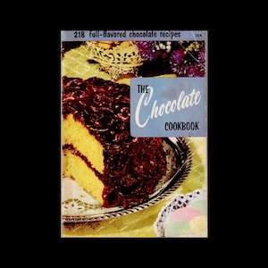 1955 The Chocolate Cookbook Booklet/Pamphlet By Culinary Arts Institute