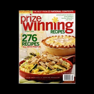 Taste of Home Prize Winning Recipes Magazine Cookbook