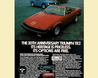 1980 Triumph TR7 Magazine Ad • Original 8x11 Print Advertisement
